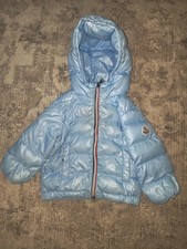 moncler light blue infant coat