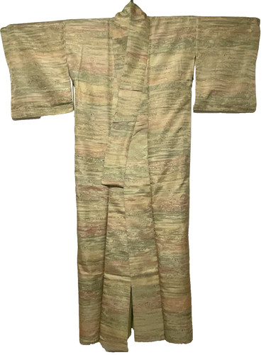 Vintage kimono komon gold - kimono,