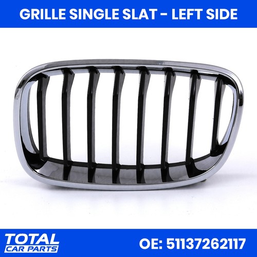Left black grille - black, single