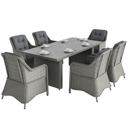 Outsunny seater rattan - 6,