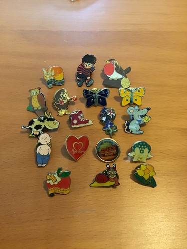 Selection 19 pin - pin, badges