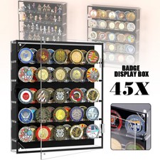 Challenge Coin Display, 5 Rows