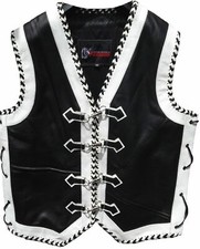 Motorcycle Vest Leather Custom
