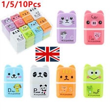 5/10X Kawaii Cat Dog Frog