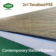 Contemporary Tanalised PSE Fencing Slats 45mm x 19mm x 4.8m £1.50PM Pack of 10