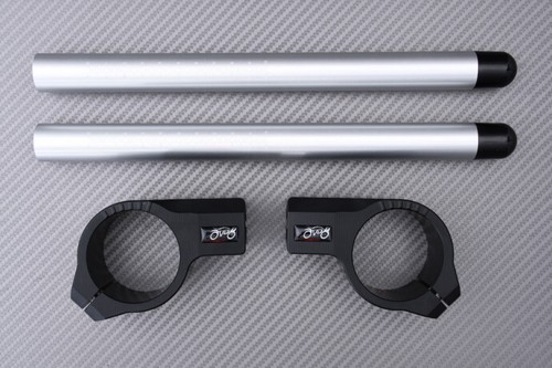 Silver black pair clip - silver-black, ons