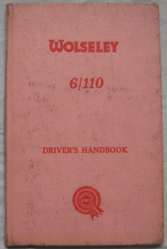 1962 wolseley 110 - 1962, owner's