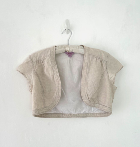 Monsoon 100 linen bolero - 100%,