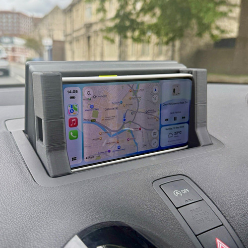 Audi printed phone mount - audi, 3d