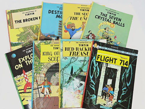 Vintage adventures tintin - vintage, of