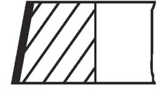 Piston Ring Kit MAHLE Fits VW
