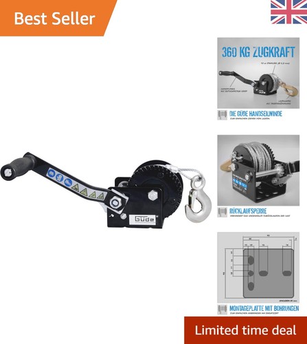 Efficient 360 winch with - efficient,