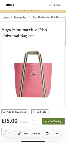 Anya hindmarch waitrose - anya,
