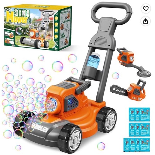 Bubble lawn mower for kids - mower,