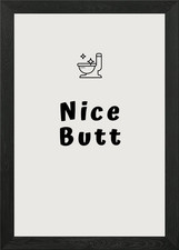 Nice butt Framed Wall Art