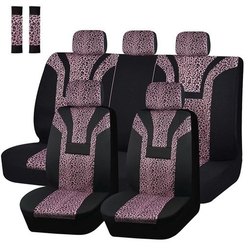 Leopard print plush - car, seat