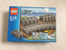 Lego 7499 8 straight & 16 flexible train tracks for 9v battery trains x 1 NISB