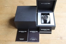 Raymond Weil Tango Watch Men's Black Rubber Strap - Box & Papers - Lightly Worn