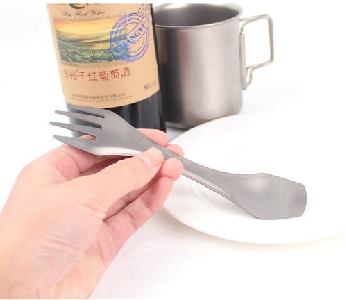 Camping titanium cutlery spoon - camping,