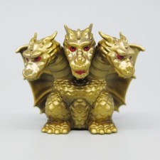 Godzilla KING GHIDORAH Sofubi Kaiju Finger Puppet Japanese Toy 5cm Tall