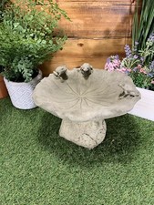 STONE GARDEN FROG TOAD LILY