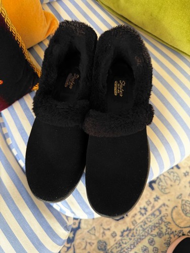 Skechers womens black - black, slippers