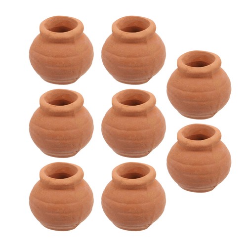 8pcs tiny flower pots nursery - tiny,