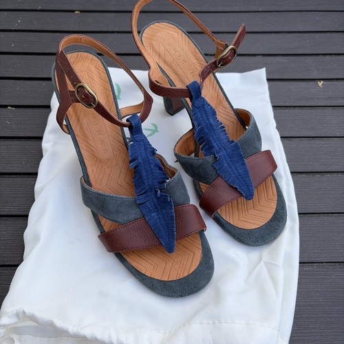 Chie mihara suede strap - mihara, t-strap