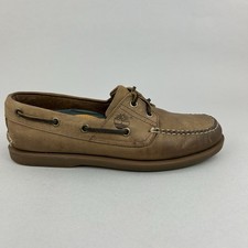 Timberland 2 Eye Brown Leather Deck Boat Casual Woman's Shoes Size US6 EU37 UK4