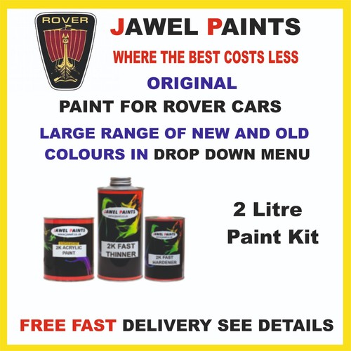 Car paint rover - paint, colours