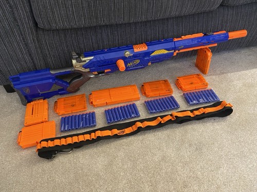 Nerf gun bundle longstrike - gun,