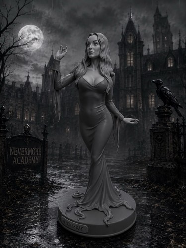 Printed scale morticia - 3d, 1/6