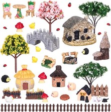 Uoeo 36 PCS Mini Fairy Garden