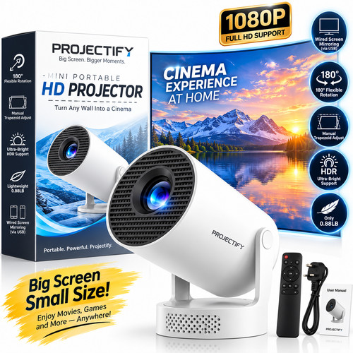 Mini portable projector built - mini,