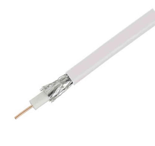 White rg6 coaxial - coaxial, cable
