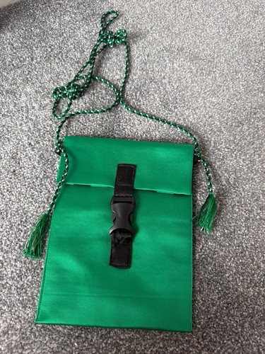Emerald green satin festival - satin,