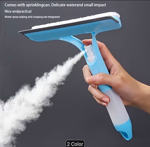 Window squeegee with - 3-in-1,