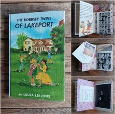 VTG Book Handmade Junk Journal "Bobbsey Twins of Lakeport" Smash Book