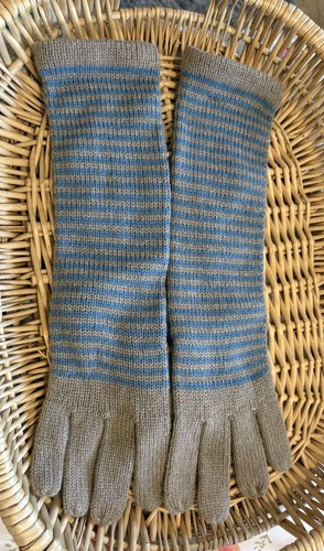 New powder taupe blue stripe - new,
