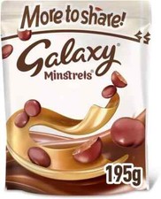 6 x Galaxy Minstrels Milk