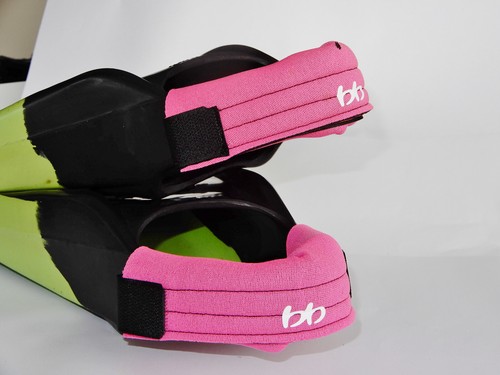 Bodyboard fins strap pads pink - bodyboard,