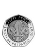 50p 2007 Scouts Anniversary Be