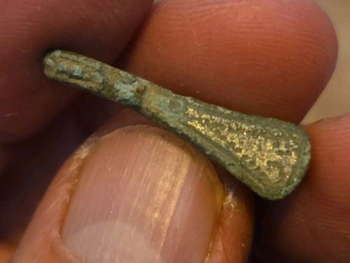 Roman bronze brooch - bronze, missing