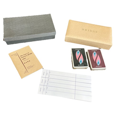 Vintage unused bridge set - bridge,