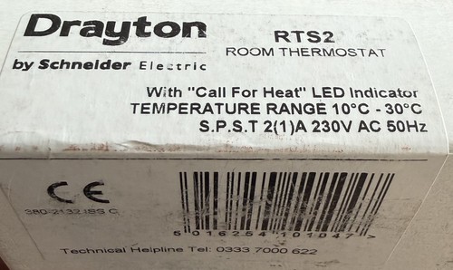 Drayton rts2 room thermostat - drayton,