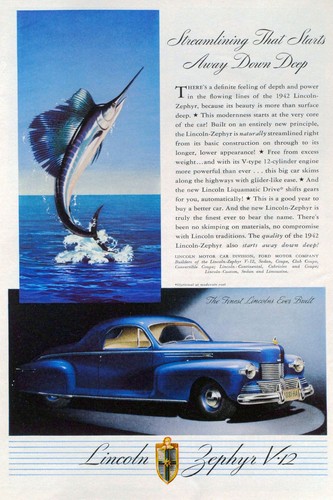 1942 lincoln zephyr - 🚗,
