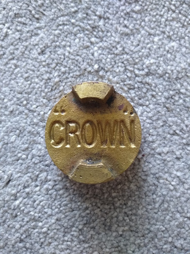 Vintage crown brass petrol - vintage,