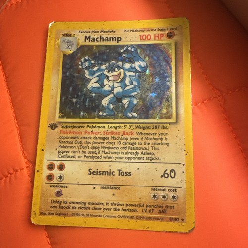 Wizards machamp 102 base set - machamp, 8/102