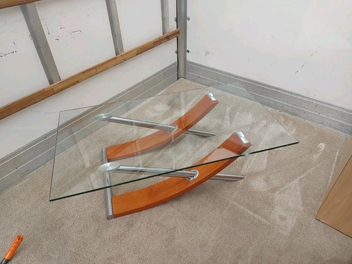 Dfs glass metal chrome bent - dfs,