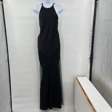 UNIF Women's Dress Black Satin